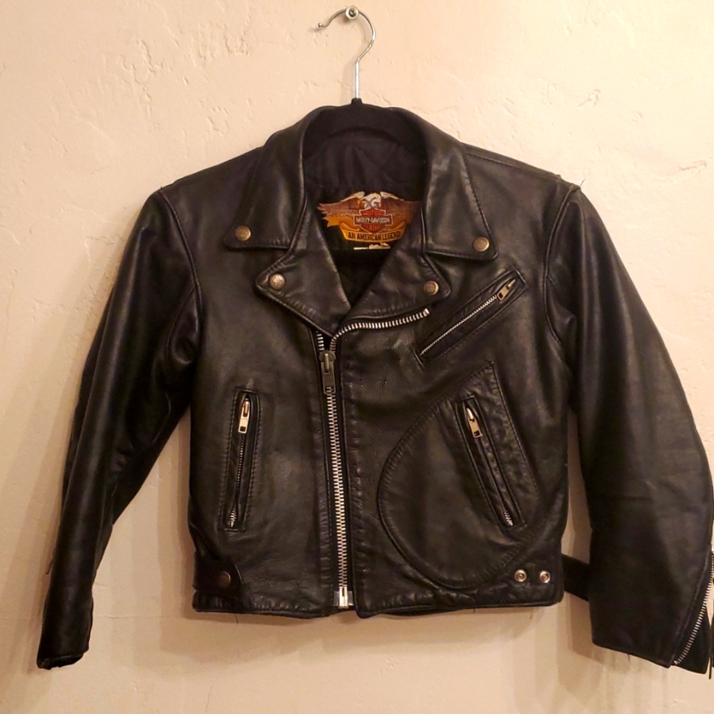 Child's leather Harley Davidson Jacket